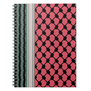 Palestinian watermelon Hatta Keffiyeh Kufiya Folk Notebook