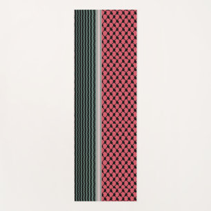 Palestinian watermelon Hatta Keffiyeh Kufiya Folk Yoga Mat