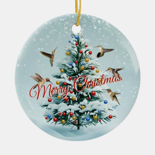 Palette Custom Ceramic Ornament Design (Front)