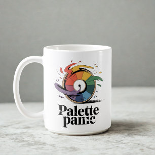 Palette Panic   Designer Life Joke   Coffee Mug