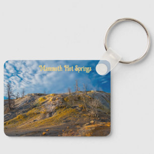 Palette Springs Sunrise Mammoth Hot Springs Key Ring