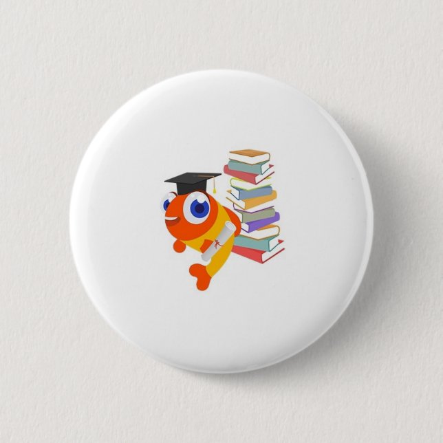 PalFish books 6 Cm Round Badge (Front)