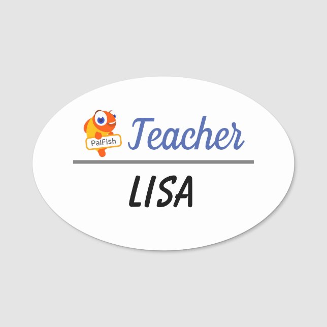 Palfish Name Tag (Front)