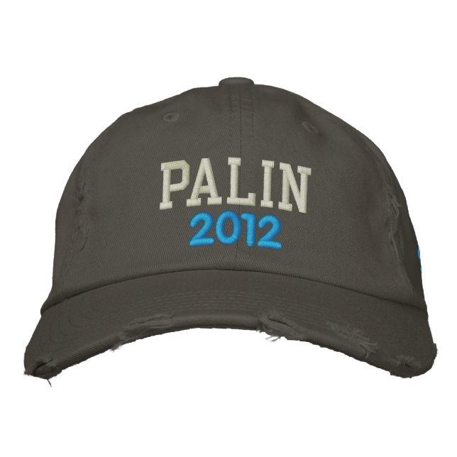 PALIN, 2012 EMBROIDERED HAT (Front)