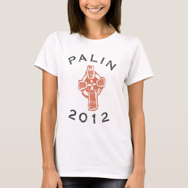 Palin 2012 Long Sleeve Cross Womens Shirt (Front)