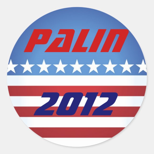 Palin 2012 Sticker (Front)