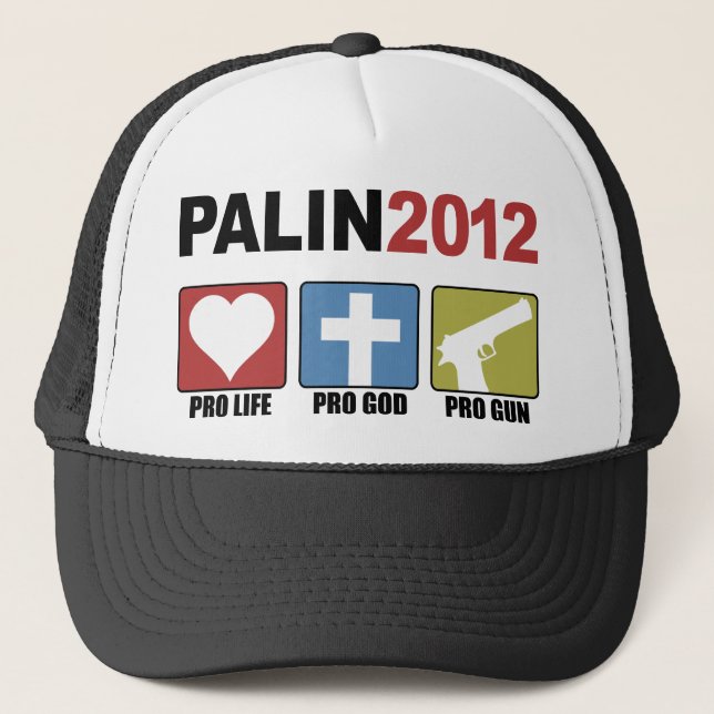 Palin 2012 trucker hat (Front)