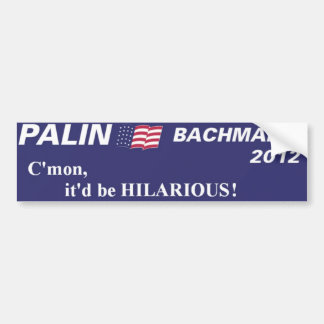 palin bachmann 2012 bumper sticker