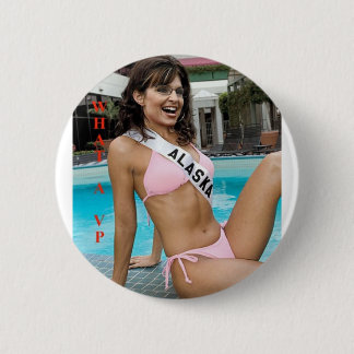 palin bikini alaska 6 cm round badge