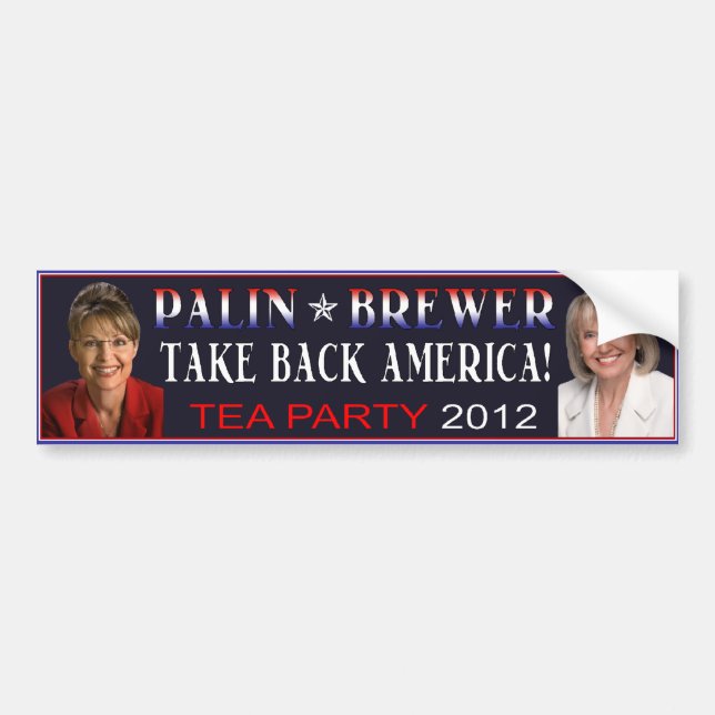 Palin Brewer 2012 Bumper Sticker (Front)
