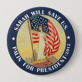 Palin for President 2012 10 Cm Round Badge