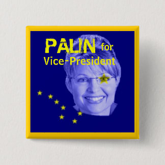 Palin for Veep Square Button