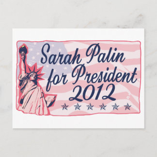Palin Lady Liberty Postcard