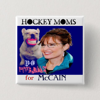 Palin/Pitbull Square Button