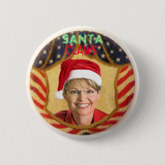 Palin Santa Claws Button