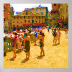 Palio in Sienna Poster
