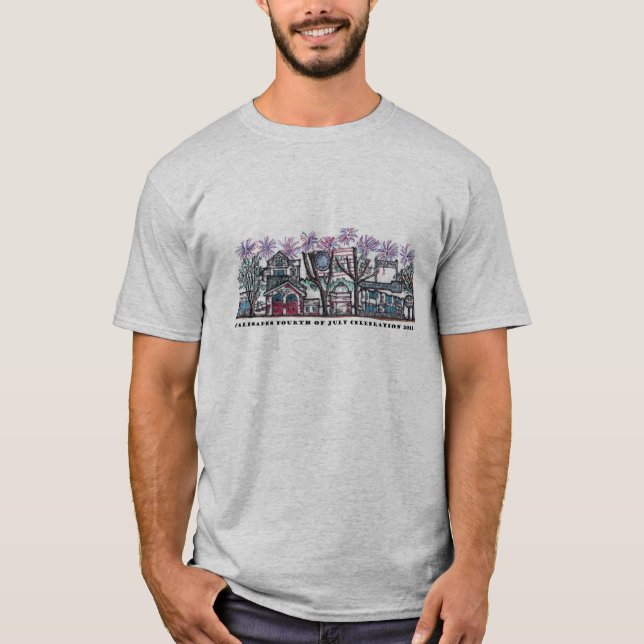 Palisades Community Parade 4th of Celebration 2012 T-Shirt (Front)