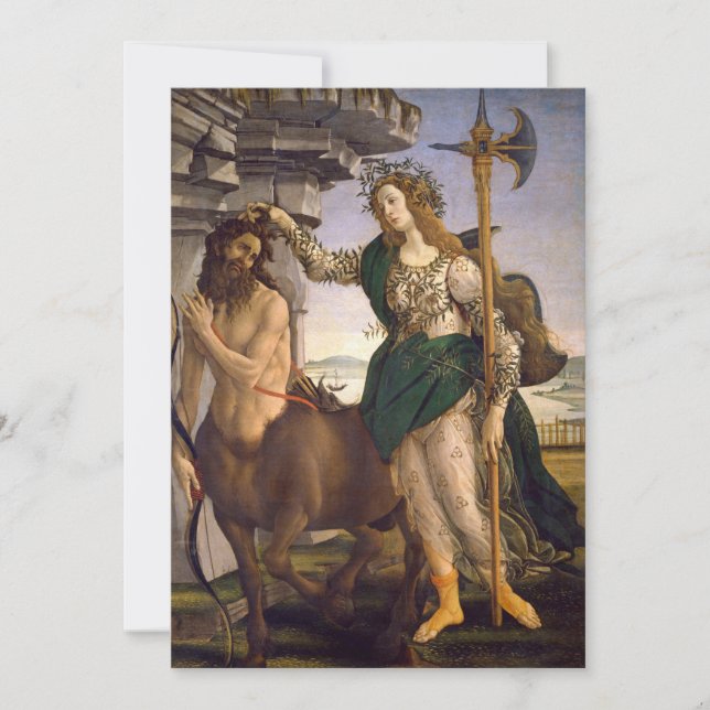 Pallas and the Centaur | Botticelli (Front)