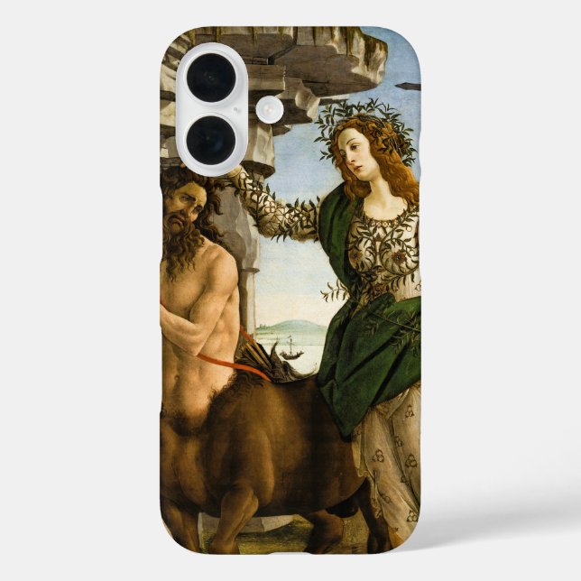 Pallas and the Centaur by Sandro Botticelli Case-Mate iPhone Case (Back)