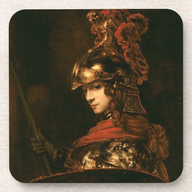 Pallas Athena or, Armoured Figure, 1664-65 Coaster (Front)