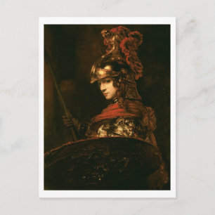 Pallas Athena or, Armoured Figure, 1664-65 Postcard