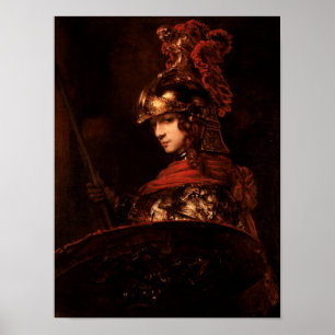 Pallas Athena or, Armoured Figure, 1664-65 Poster