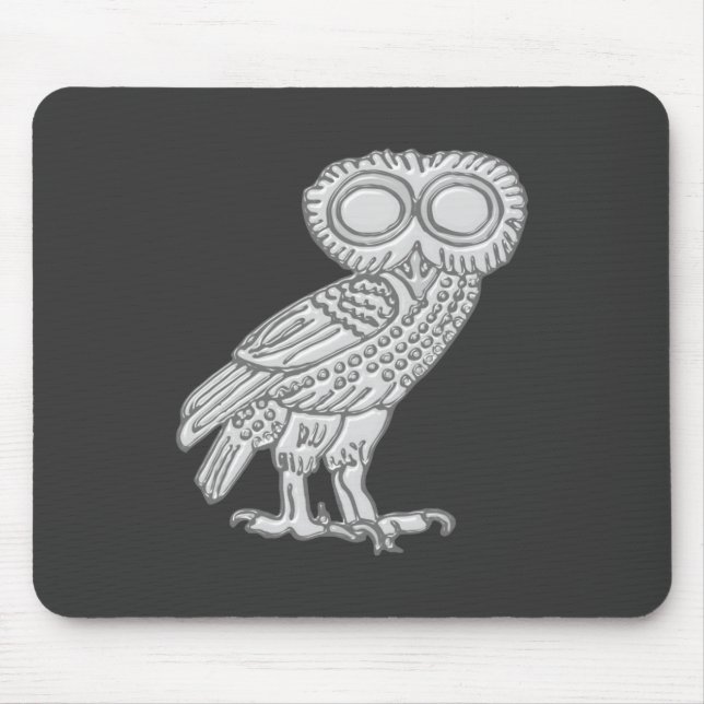Pallas Athene Athena Eule owl Mouse Mat (Front)