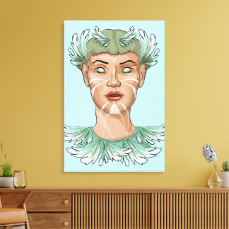 Pallas Athene - Divine Feminine art Canvas Print
