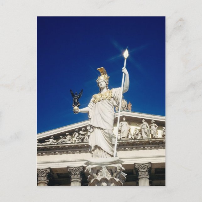 Pallas-Athene Fountain Postcard (Front)