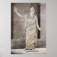 Pallas de Velletri, statue of helmeted Athena