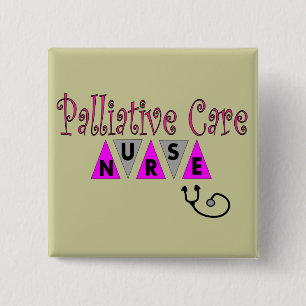 Palliative Care Nurse Gifts 15 Cm Square Badge