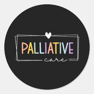 Palliative care nurse Palliative care nurse  Classic Round Sticker
