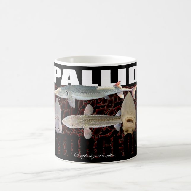 Pallid Sturgeon Collage Mug (Center)