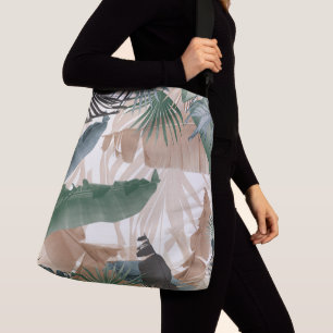 Palm Banana Leaves Bliss (Fall Colours) 1 #tropica Crossbody Bag