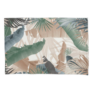 Palm Banana Leaves Bliss (Fall Colours) 1 #tropica Pillowcase