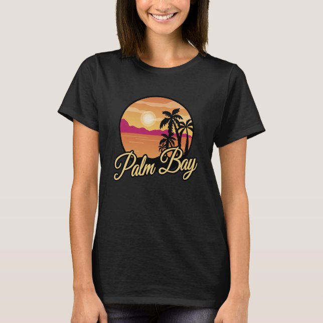 Palm Bay Florida Souvenir Florida Vacation T-Shirt (Front)