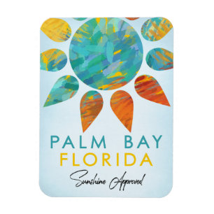 Palm Bay Florida Sunshine Travel Magnet