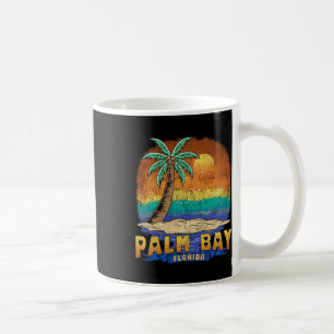 Palm Bay Florida Vintage Distressed Souvenir Coffee Mug