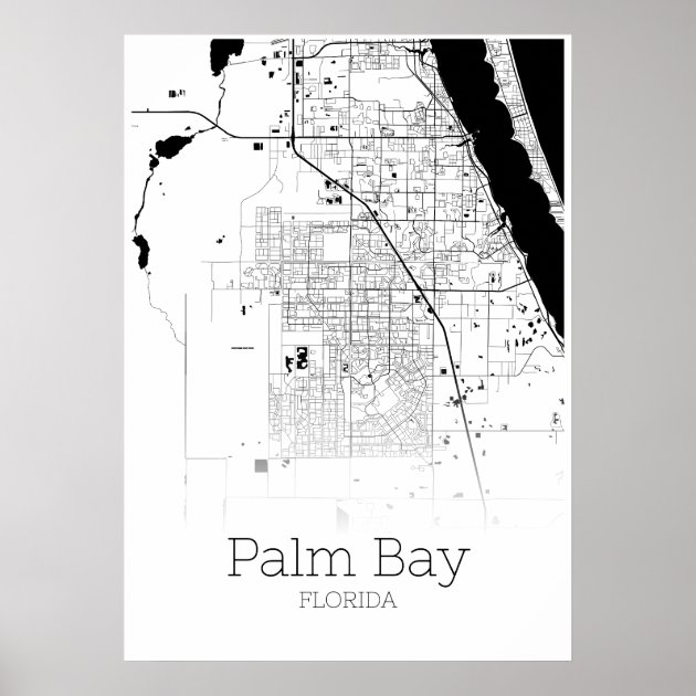Palm Bay Map Florida City Map - Palm Bay Map Florida City Map Poster R9d264ae74f2f4702862e2751bfe4ea88 Kmk 8byvr 630
