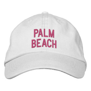 PALM BEACH EMBROIDERED HAT