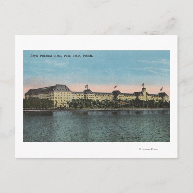 Palm Beach, FL - Ext.View of Royal Poinciana Postcard (Front)