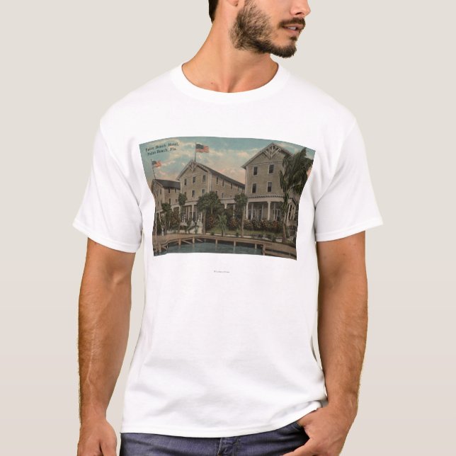 Palm Beach, FL - Exterior View of Palm Beach T-Shirt (Front)