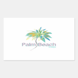 Palm Beach, Florida Rectangular Sticker