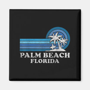 Palm Beach Florida Vintage Family Summer Vacation Magnet