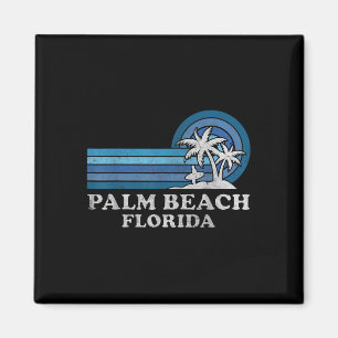 Palm Beach Florida Vintage Family Summer Vacation Magnet