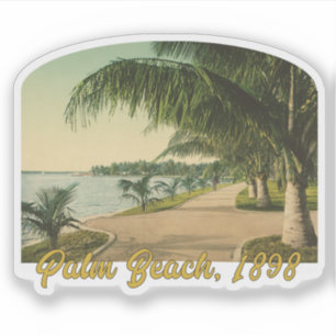 Palm Beach, Florida Vintage Scene from 1898