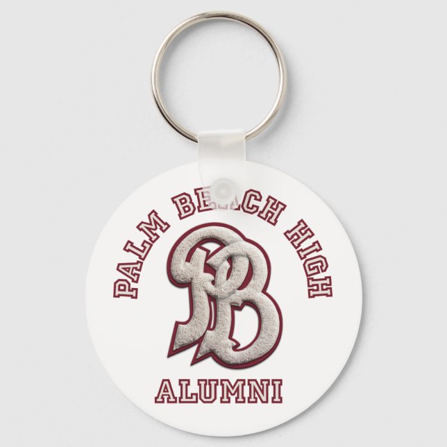 Palm Beach High Alumni Key Ring (Front)