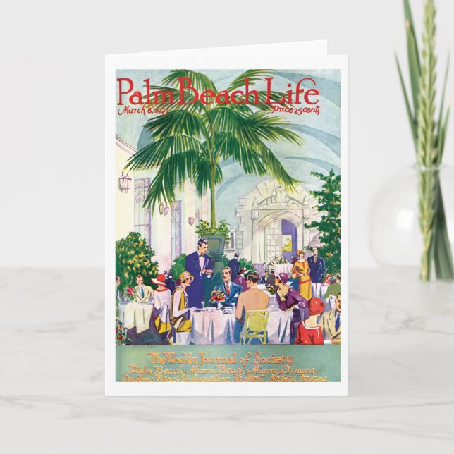 Palm Beach Life #16 note card (Front)