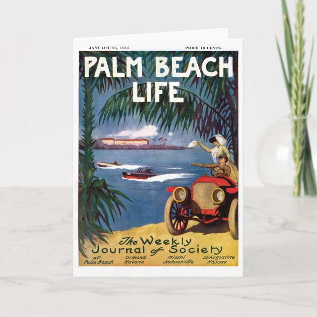 Palm Beach Life #19 note cards (Front)