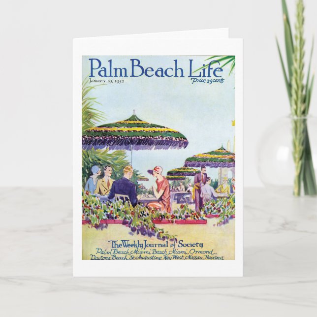 Palm Beach Life #9 note card (Front)